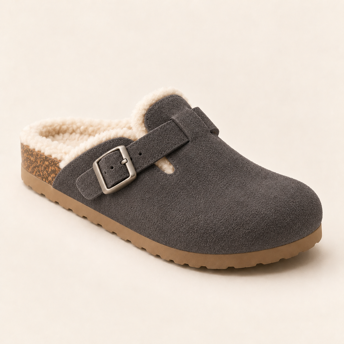 The Shift Clog — Shearling-Lined