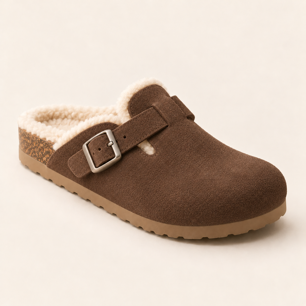 The Shift Clog — Shearling-Lined