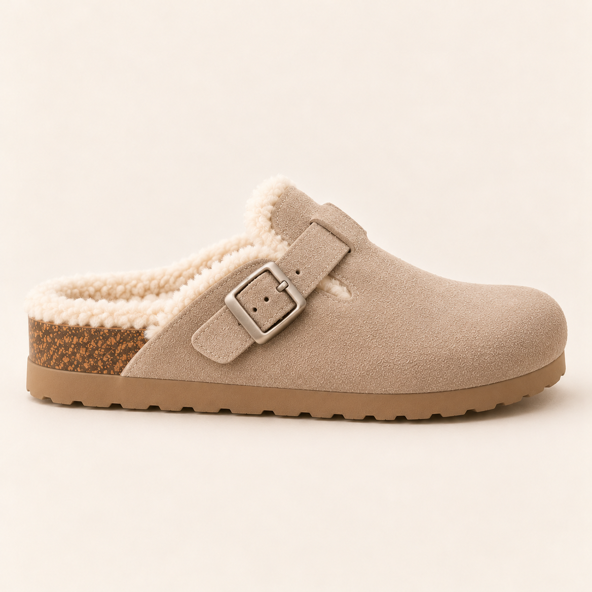 The Shift Clog — Shearling-Lined