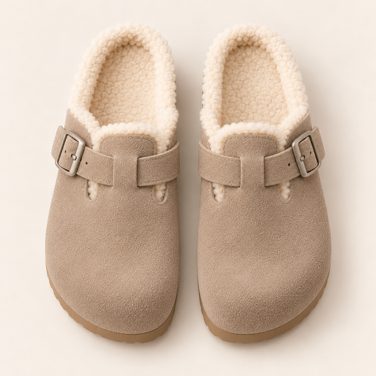 The Shift Clog — Shearling-Lined