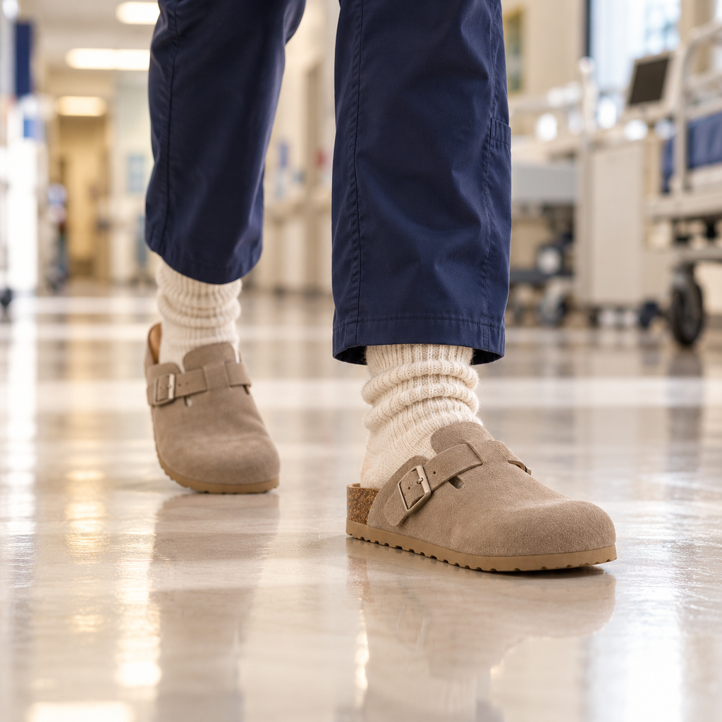 The Shift Clog — Genuine Suede