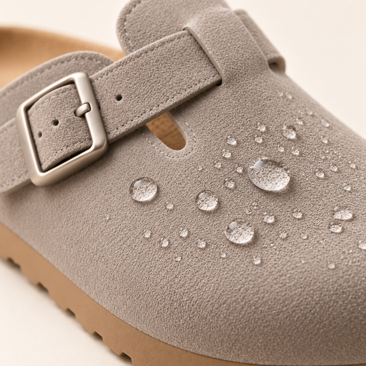The Shift Clog — Vegan Suede