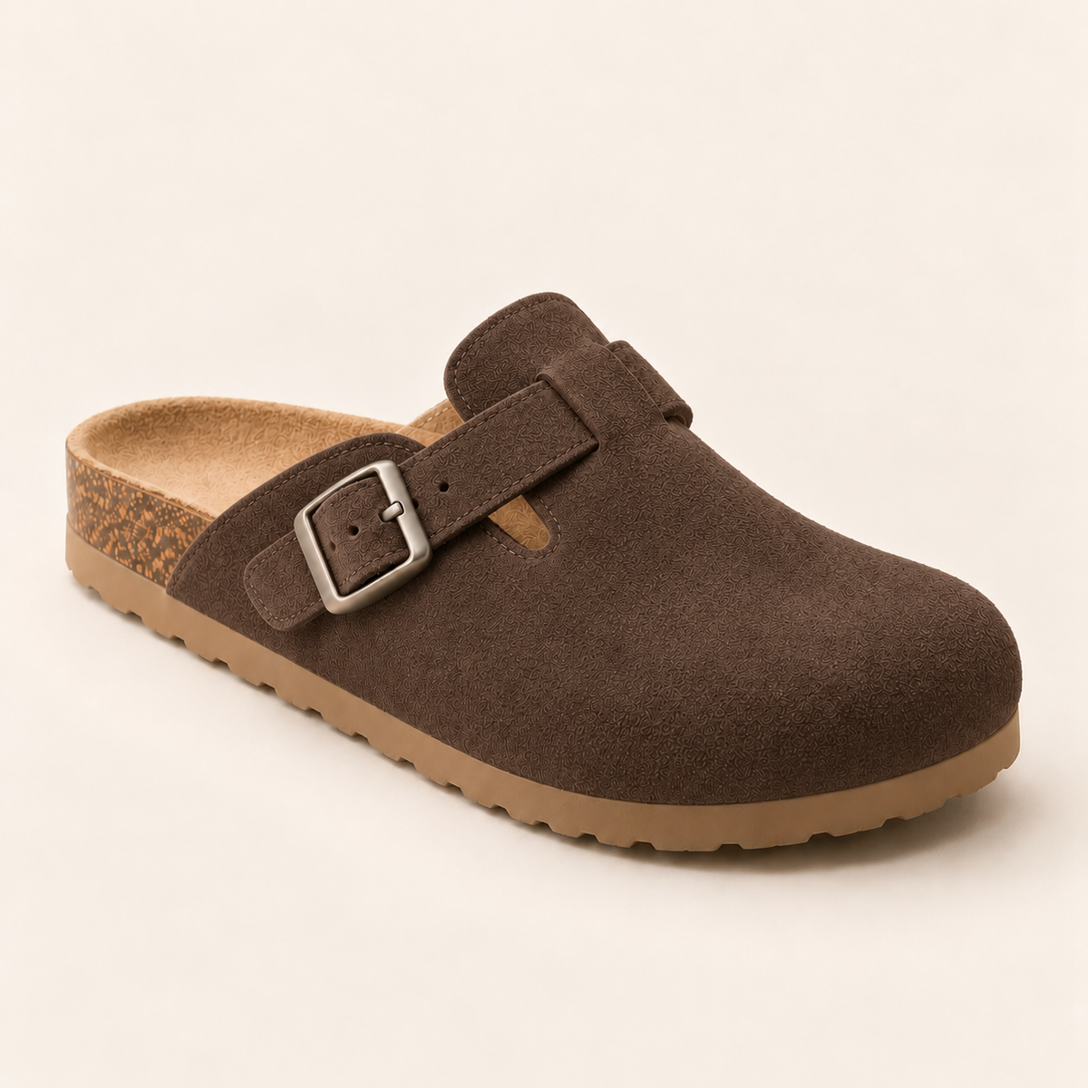 The Shift Clog — Vegan Suede
